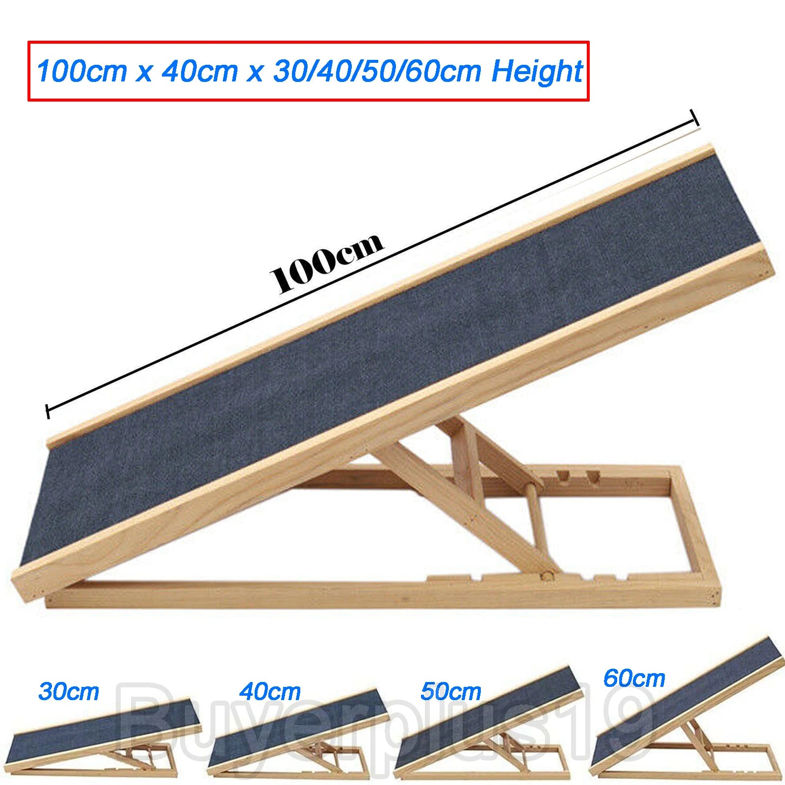 Rampe orthopédique Cocoon Pet - réglage 4 hauteurs